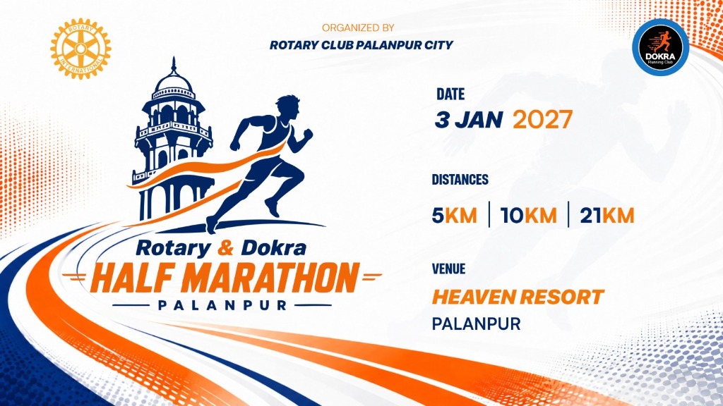Rotary & Dokra Palanpur Half Marathon